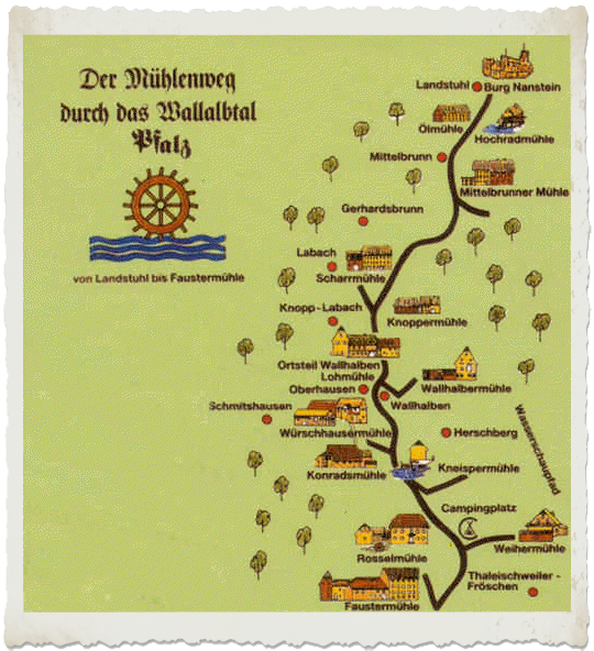 Karte-Mühlenweg